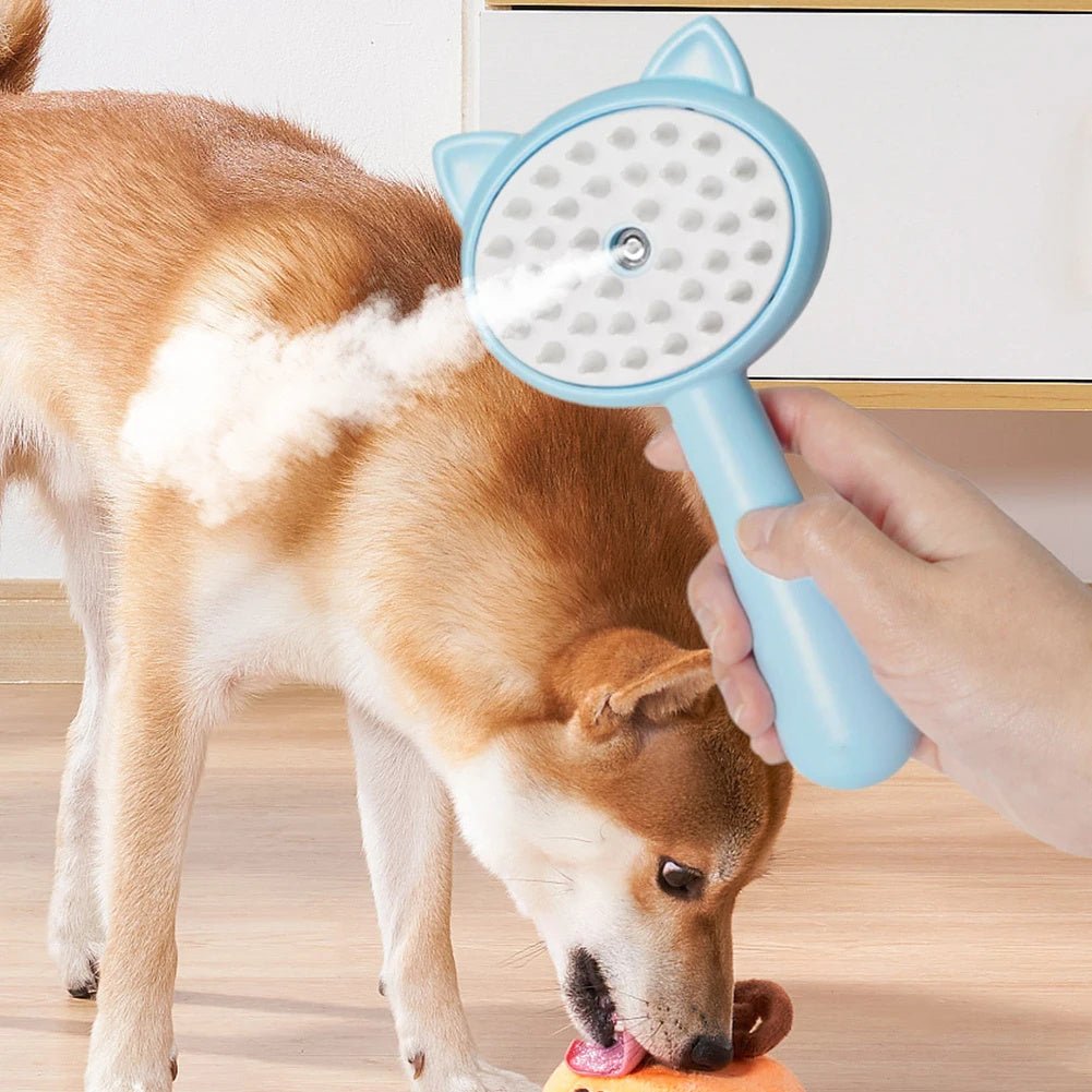 Hair Cleaning Brush With Mist Multifunctional Cat Grooming Brush Rechargeable Self Cleaning Slicker Brush For Pets Dogs & Catsb Pet Products - Mijn winkel