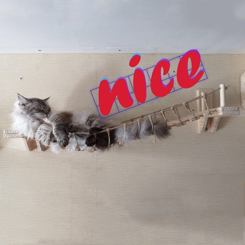 Wall cat furniture pine wall hanging - Mijn winkel