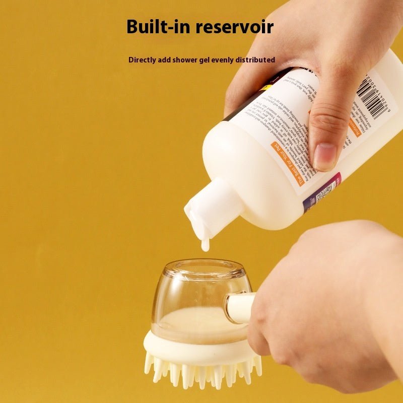 3 In 1 Pets Bath Brush For Dogs And Cats Shower Massage Brush, Depilation Comb And Foaming Tool, Anti - frizz Beauty Brush Pet Products - Mijn winkel