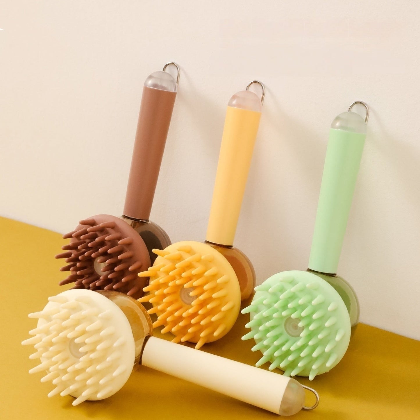 3 In 1 Pets Bath Brush For Dogs And Cats Shower Massage Brush, Depilation Comb And Foaming Tool, Anti - frizz Beauty Brush Pet Products - Mijn winkel