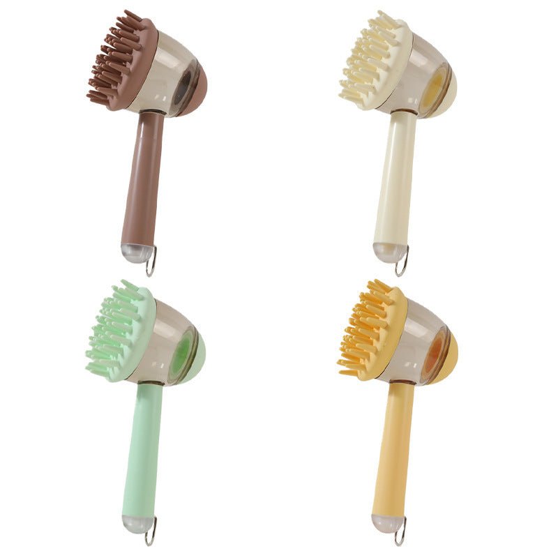 3 In 1 Pets Bath Brush For Dogs And Cats Shower Massage Brush, Depilation Comb And Foaming Tool, Anti - frizz Beauty Brush Pet Products - Mijn winkel