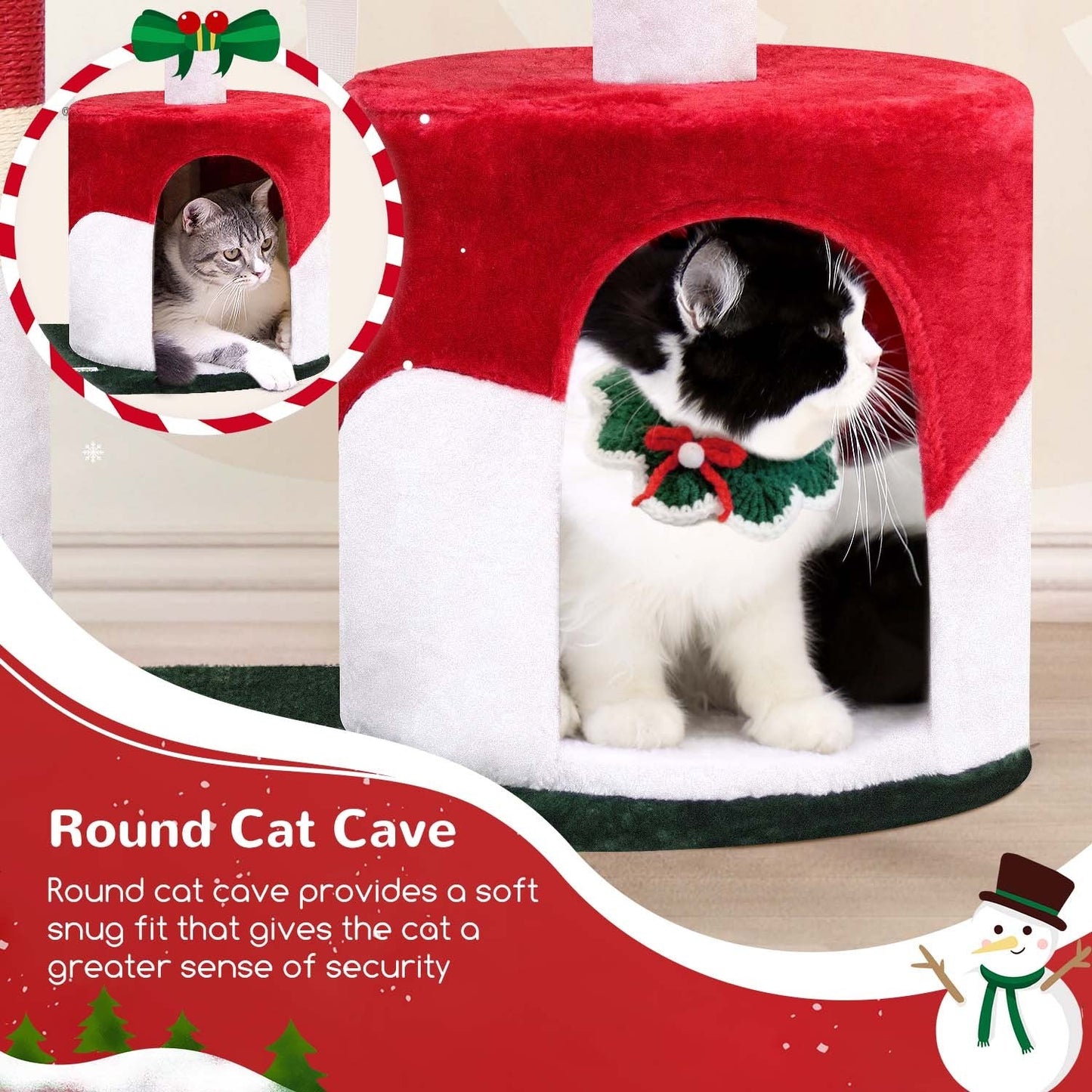 33 Inch Christmas Style Cat Climbing Frame - Mijn winkel