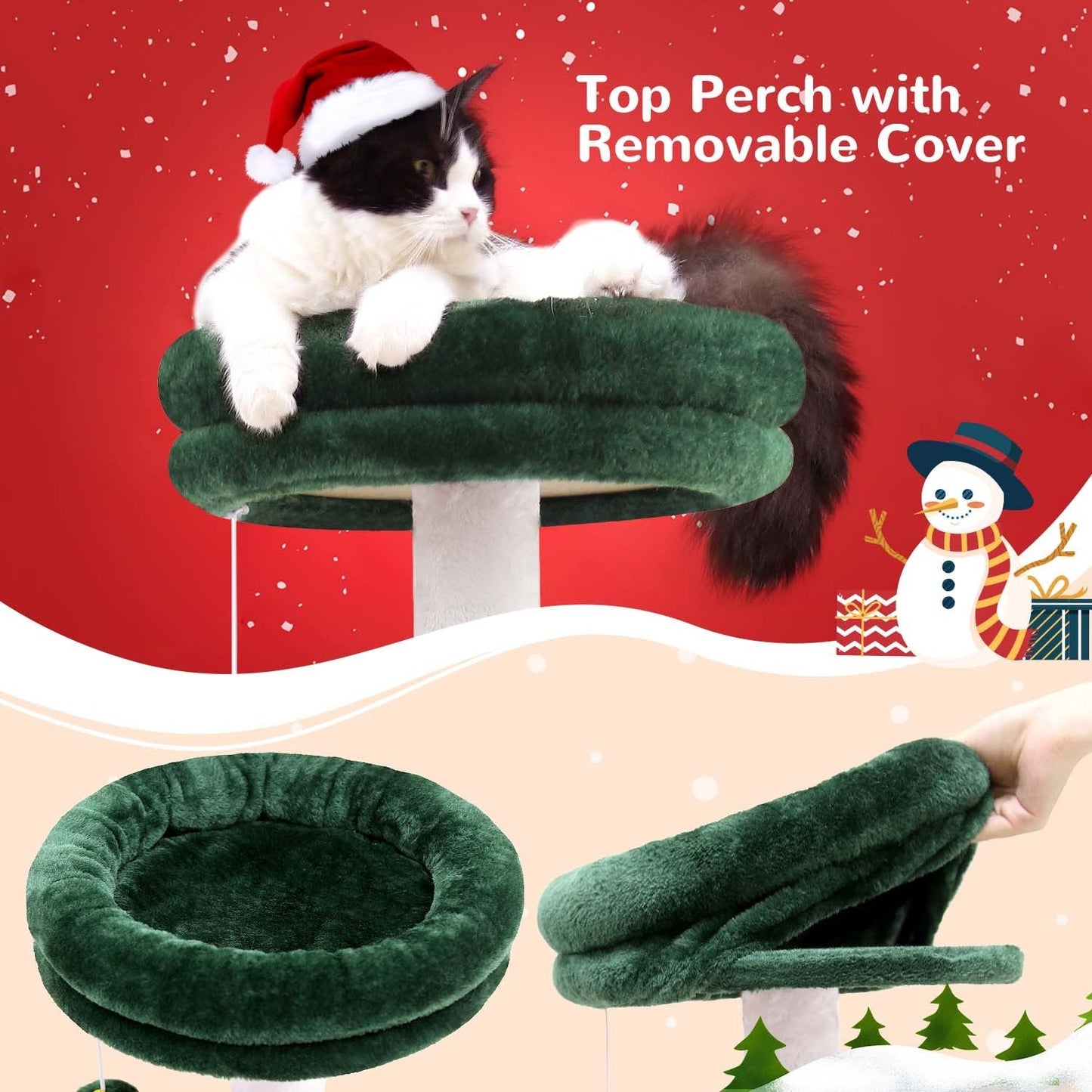 33 Inch Christmas Style Cat Climbing Frame - Mijn winkel
