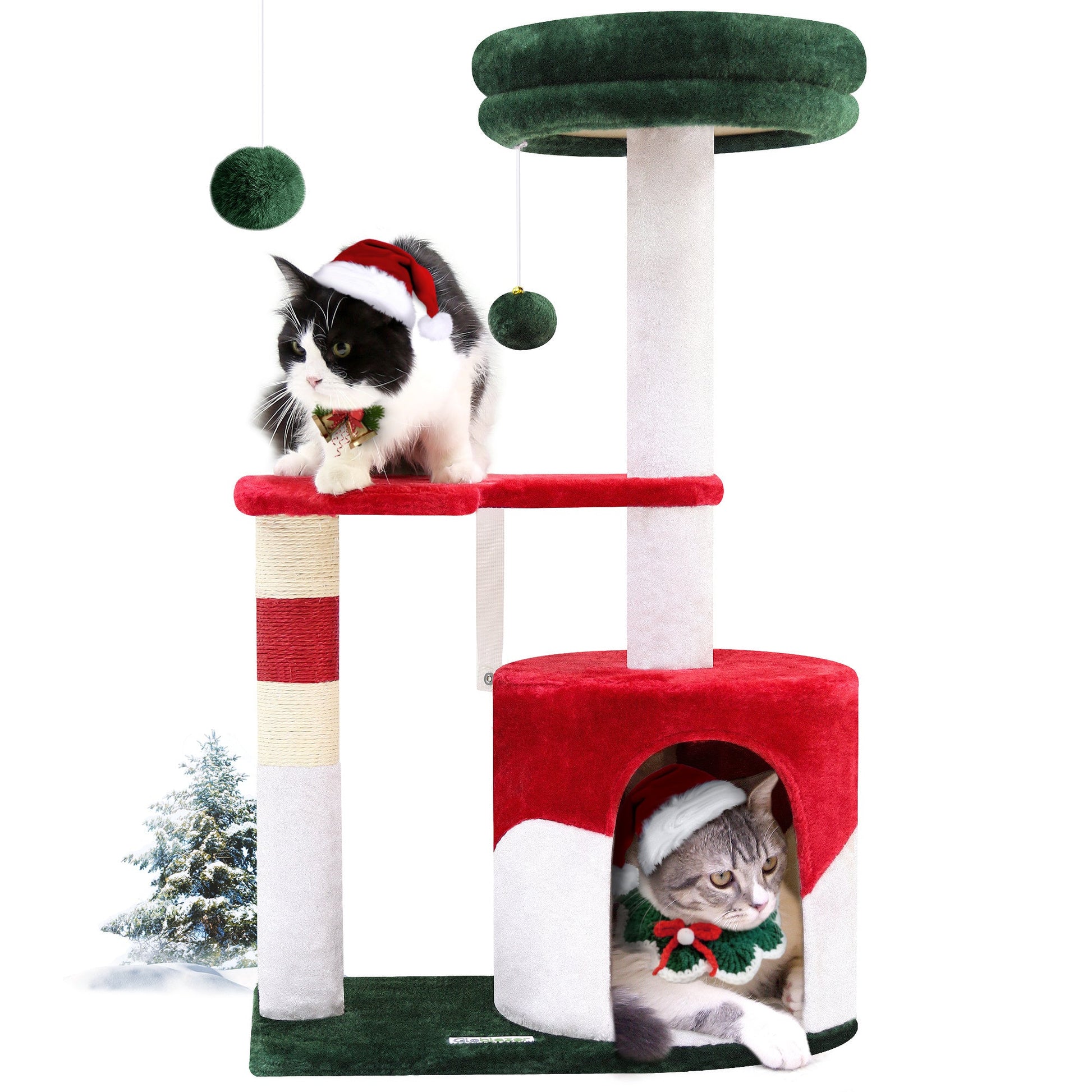 33 Inch Christmas Style Cat Climbing Frame - Mijn winkel
