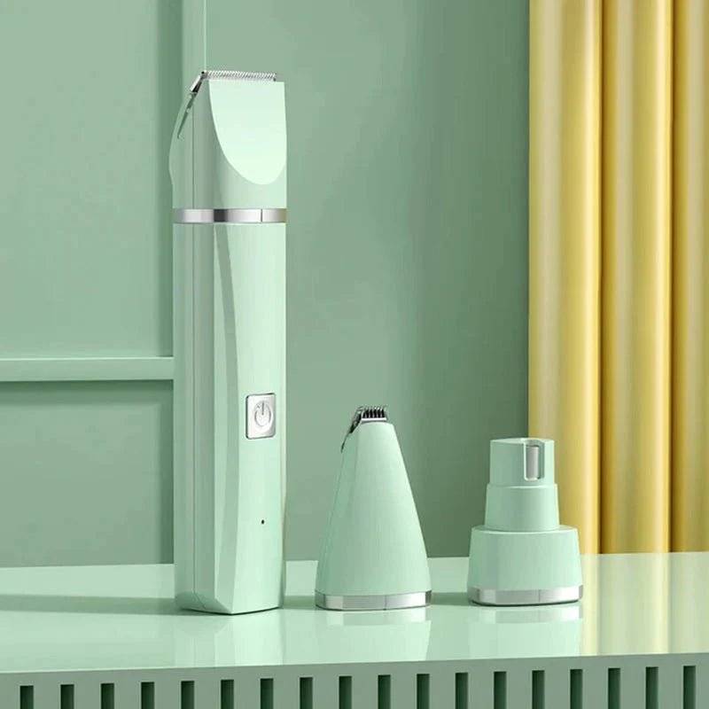 4 in 1 Electric Pet Grooming Kit - Hair Trimmer, Clippers, Nail Grinder for Cats & Dogs - Mijn winkel