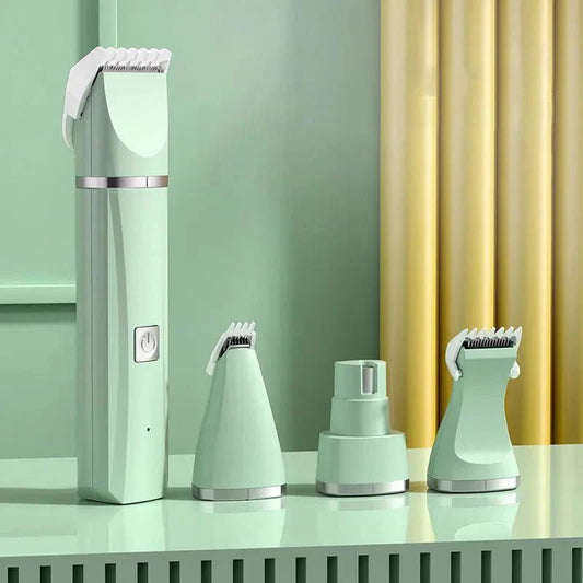 4 in 1 Electric Pet Grooming Kit - Hair Trimmer, Clippers, Nail Grinder for Cats & Dogs - Mijn winkel