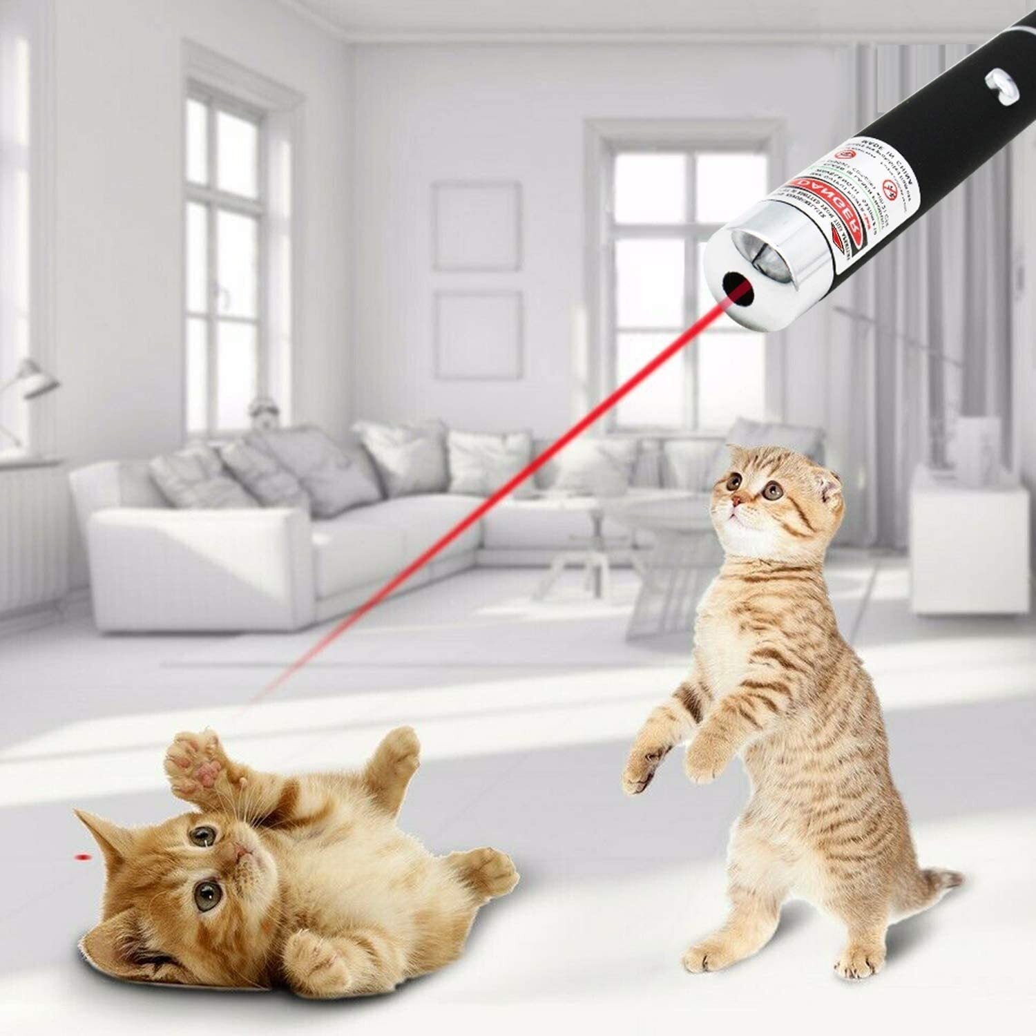650nm Red Laser Pointer Pen Light Visible Single Beam AAA Lazer Torch 10PCS 9900 Miles Mini Small Teaching Pen Light Pet Toys - Mijn winkel