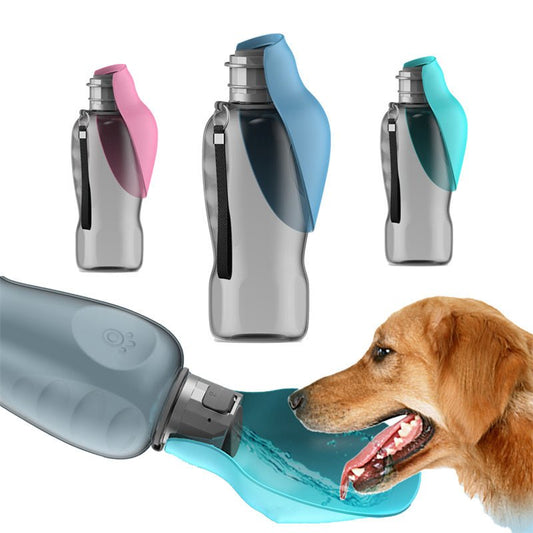 800ml Dogs Water Bottle Portable High Capacity Leakproof Pet Foldable Drinking Bowl Golden Retriever Outdoor Walking Supplies Pet Products - Mijn winkel