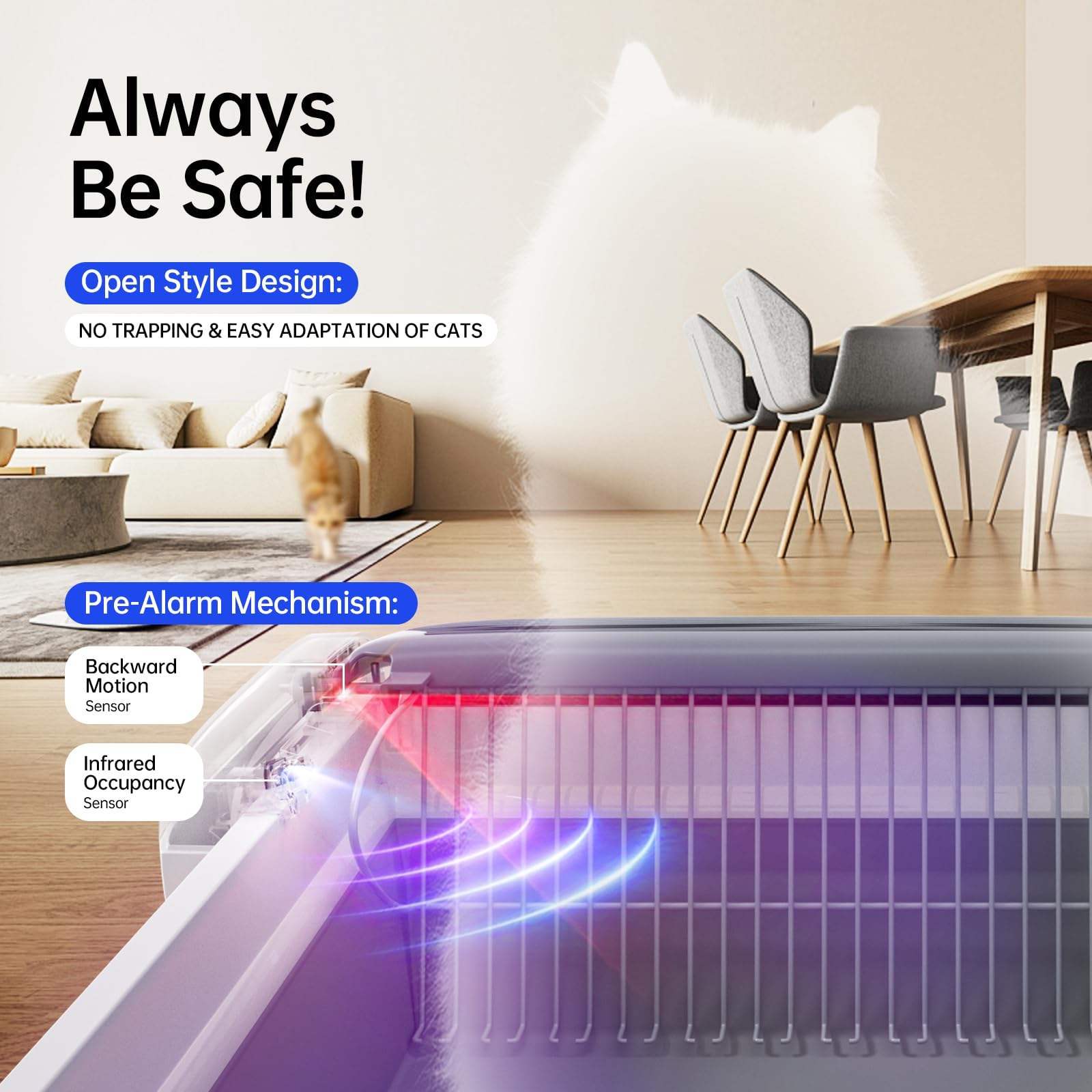 Automatic Cat Litter Box Self - cleaning Open Smart Cat Litter Box Cat Products - Mijn winkel