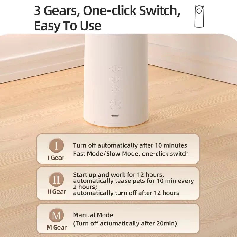 Automatic Cat Toy – Interactive Smart LED Laser - Mijn winkel