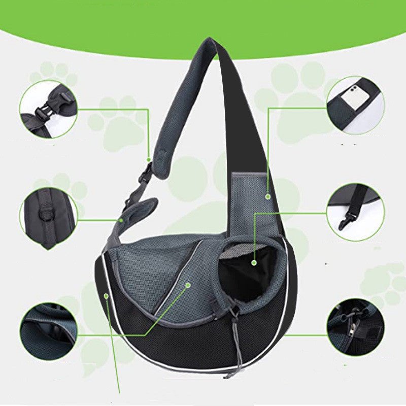 Carrying Pets Bag Women Outdoor Portable Crossbody Bag For Dogs Cats Pet Products - Mijn winkel