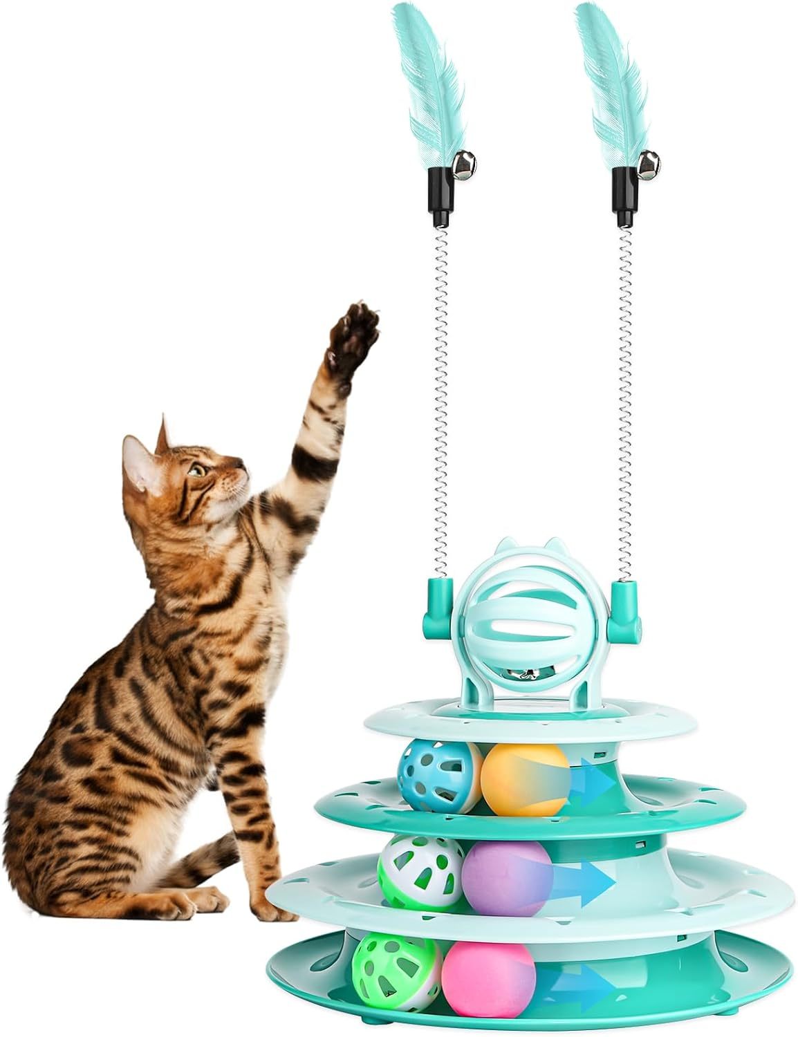 Cat Toys For Indoor Cats Kitten Toys Interactive Cat Toy Cat Puzzle Toy Cat Ball Toy - Mijn winkel