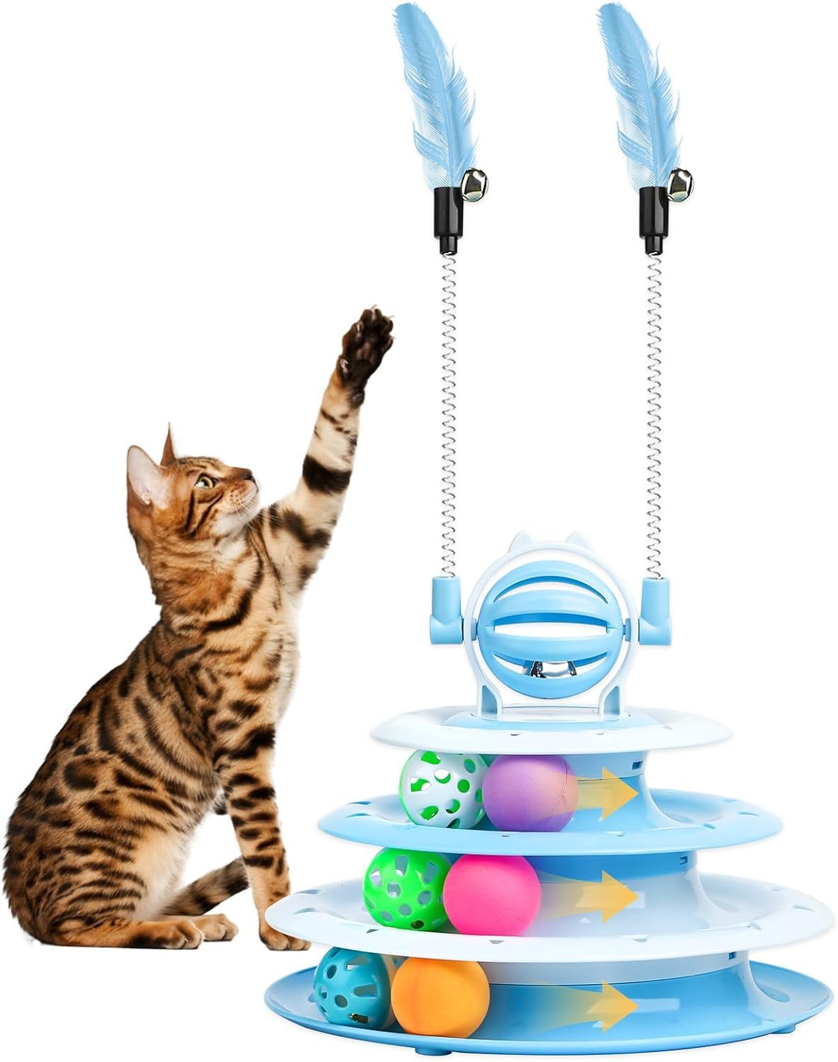 Cat Toys For Indoor Cats Kitten Toys Interactive Cat Toy Cat Puzzle Toy Cat Ball Toy - Mijn winkel
