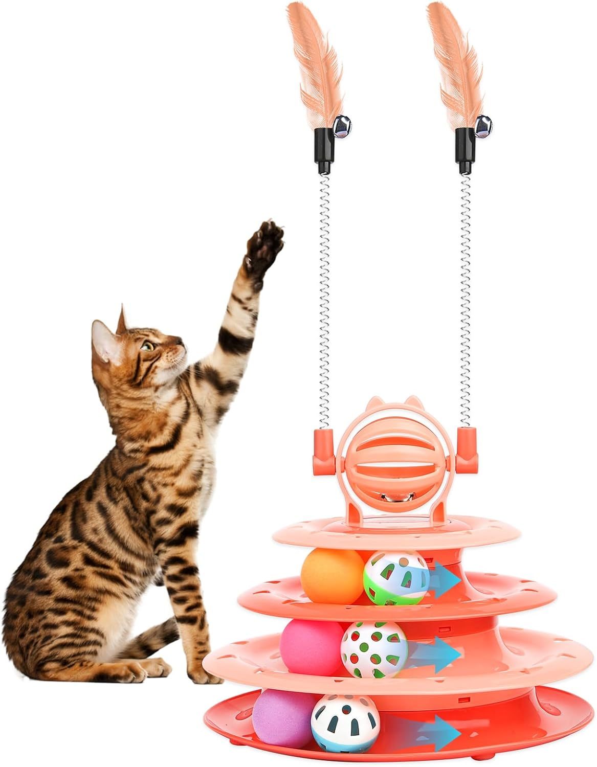 Cat Toys For Indoor Cats Kitten Toys Interactive Cat Toy Cat Puzzle Toy Cat Ball Toy - Mijn winkel