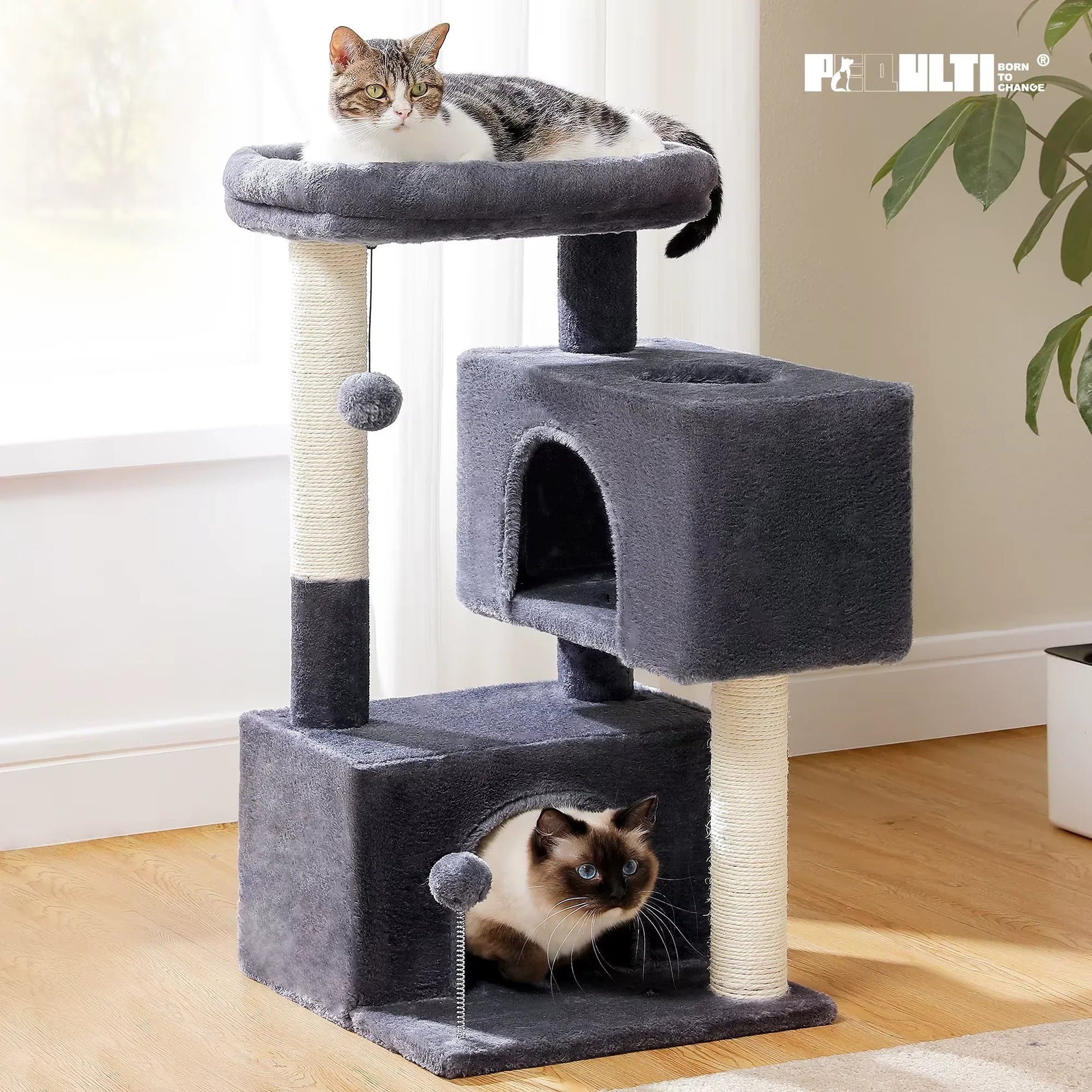 Cat Tree for Large Cats Cat Tower for Indoor - Mijn winkel