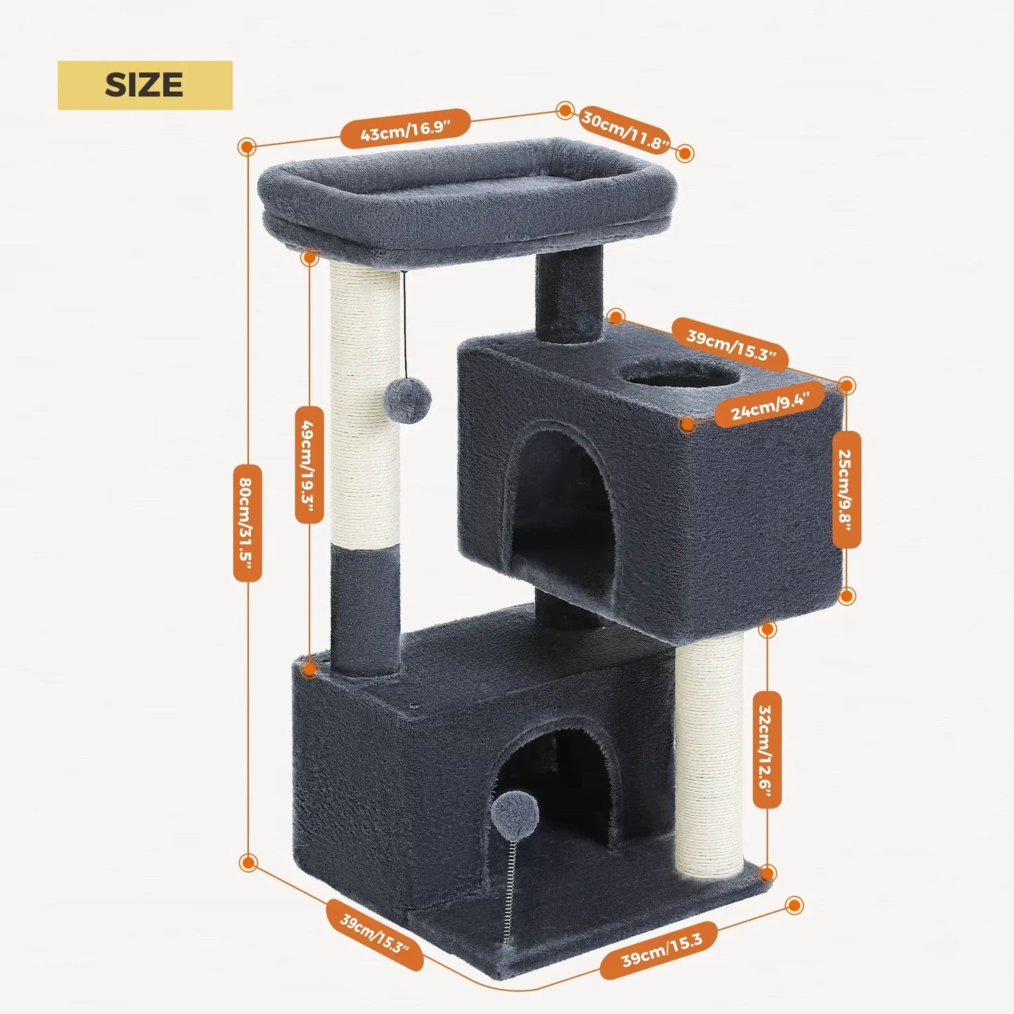 Cat Tree for Large Cats Cat Tower for Indoor - Mijn winkel