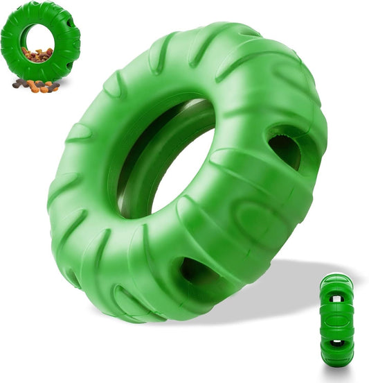 Chew Toys Puppy Tires Flavored Dog Chew Toys, Real Beef Flavor Leaky Food Toy Slow Feeder Food Treat Dispensing Toys, Dog Interactive Toys For Medium To Large Dogs - Mijn winkel