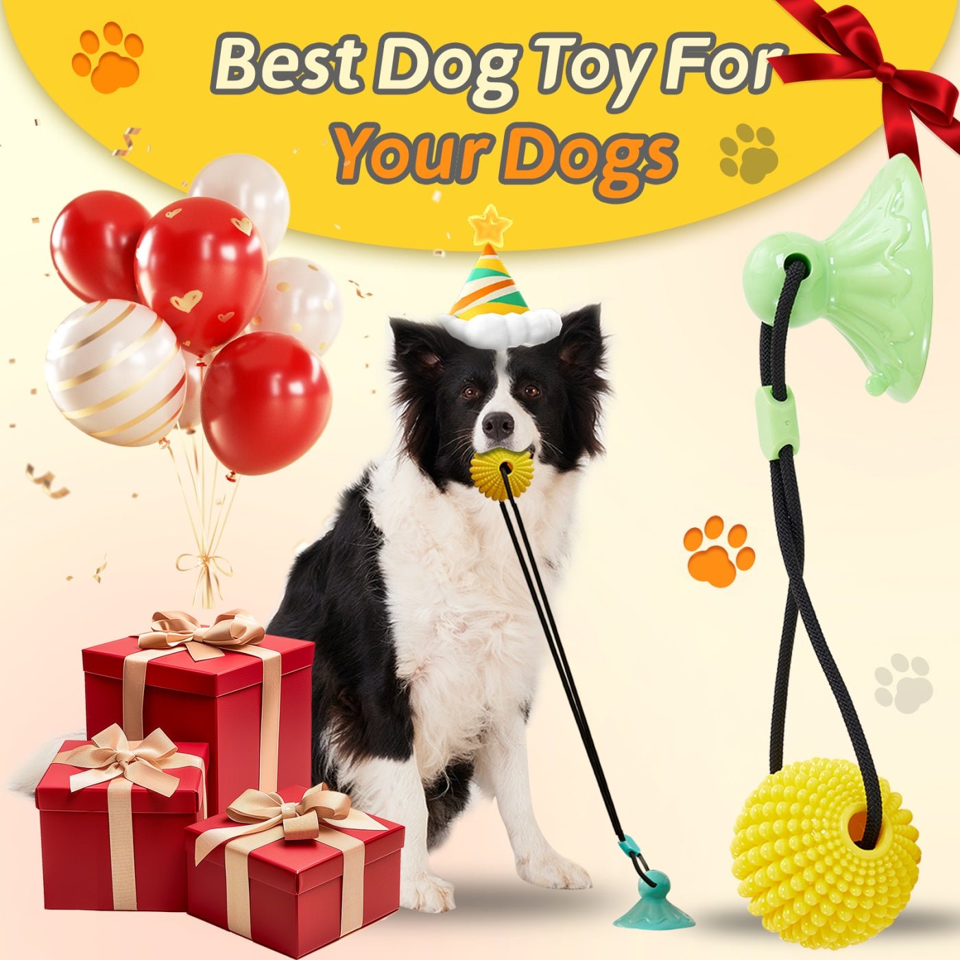 Corn Ball Chew Toys For Interactive Suction Cup Dog Tug Of War Toys Teething Rope Toys For Dog Boredom Enrichment Teeth Cleaning For Medium Large Dogs - Mijn winkel