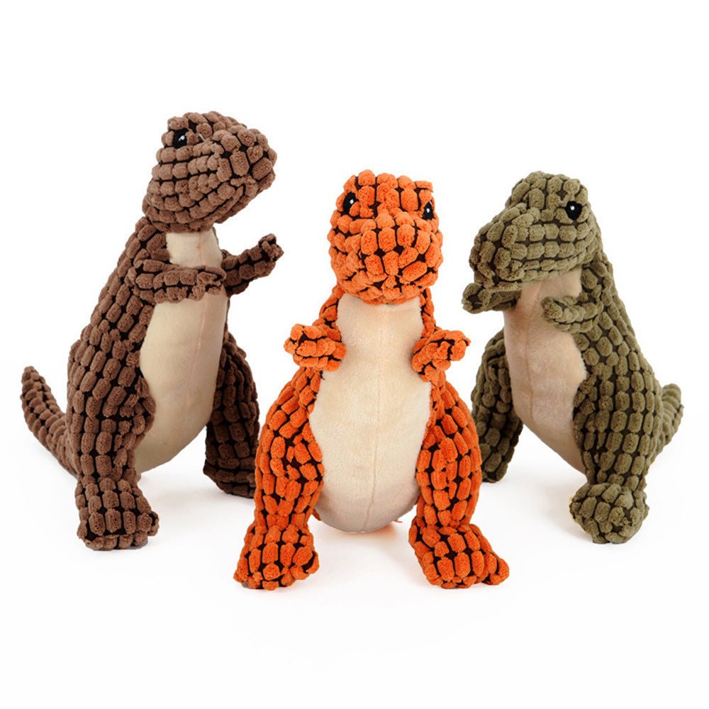Dinosaur Pet Toys Giant Dogs Pets Interactive Dog Toys For Large Dogs Chew Toys Chihuahua Plush Stuffing Squeakers - Mijn winkel