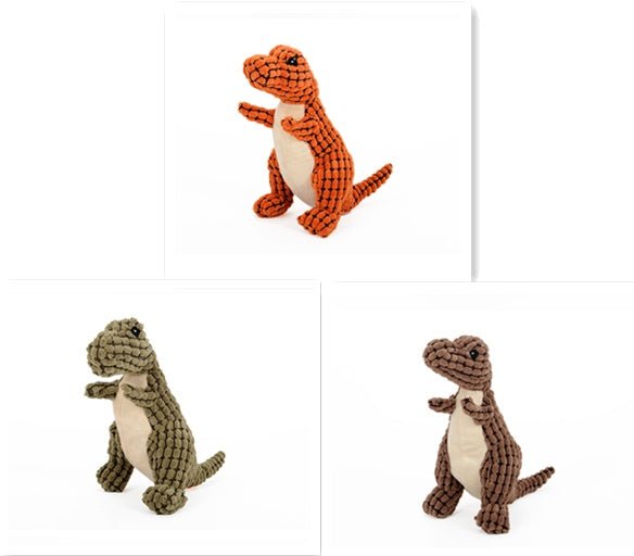 Dinosaur Pet Toys Giant Dogs Pets Interactive Dog Toys For Large Dogs Chew Toys Chihuahua Plush Stuffing Squeakers - Mijn winkel