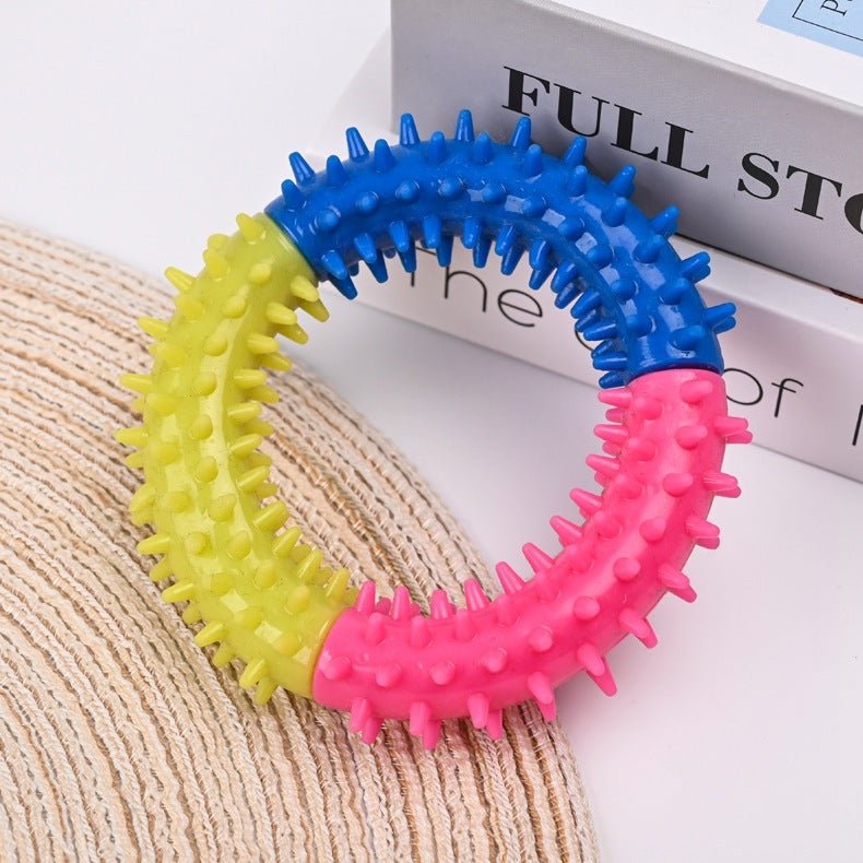 Dog Chew Toys Ring Dog Teething Toys Rubber Puppy Teething Toys Pet Toys For Small Medium Large Dogs - Mijn winkel