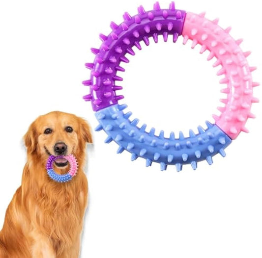 Dog Chew Toys Ring Dog Teething Toys Rubber Puppy Teething Toys Pet Toys For Small Medium Large Dogs - Mijn winkel