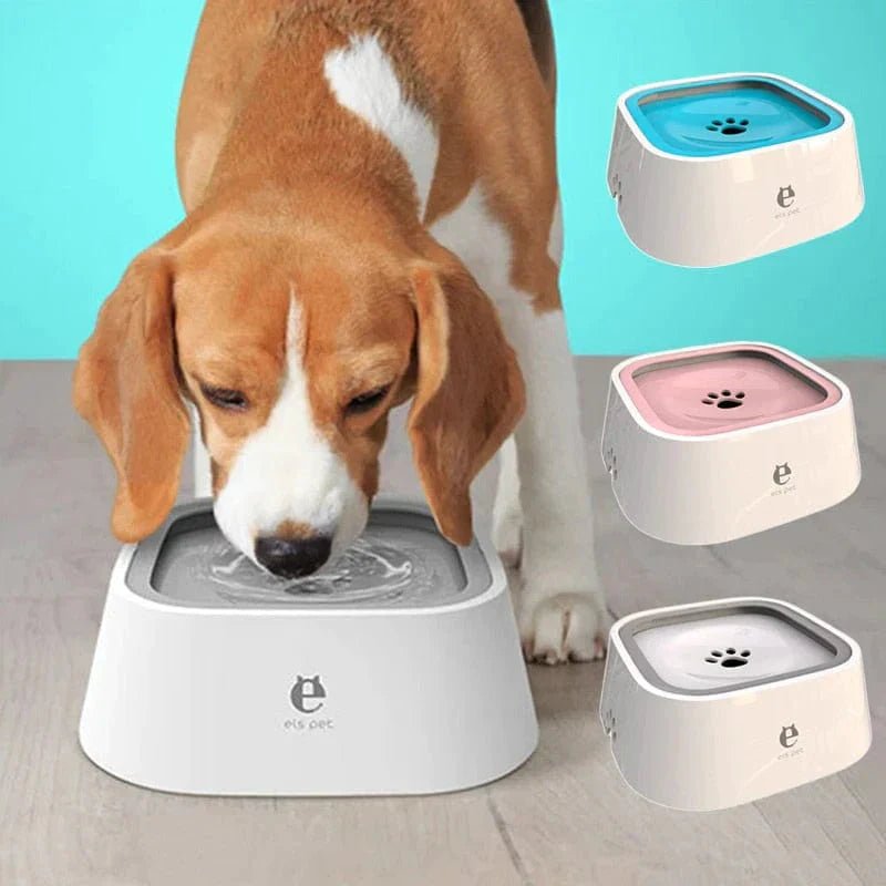 Dog Drinking Water Bowl with Floating Design - Non - Wetting, Non - Skid, Large Capacity - Mijn winkel