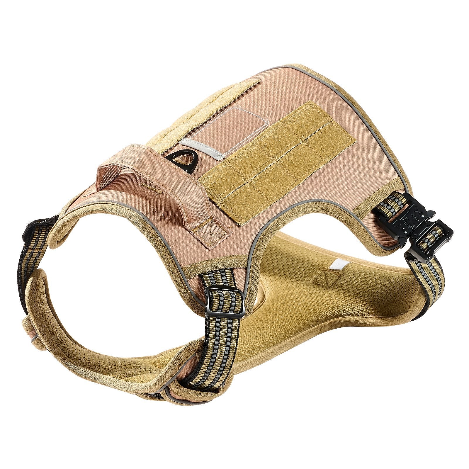 Dog Harness For Large Dogs No Pull Tactical Dog Harness Adjustable Pet Vest - Mijn winkel
