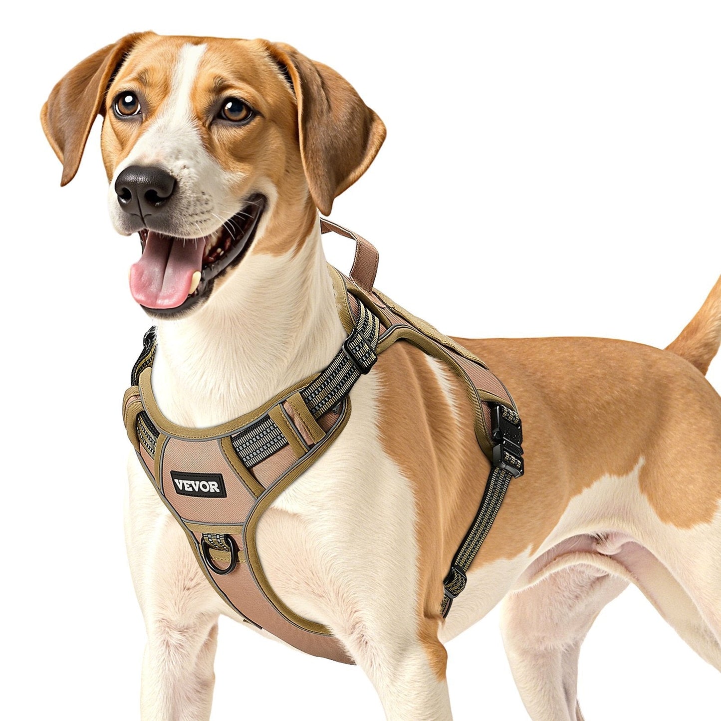 Dog Harness For Large Dogs No Pull Tactical Dog Harness Adjustable Pet Vest - Mijn winkel