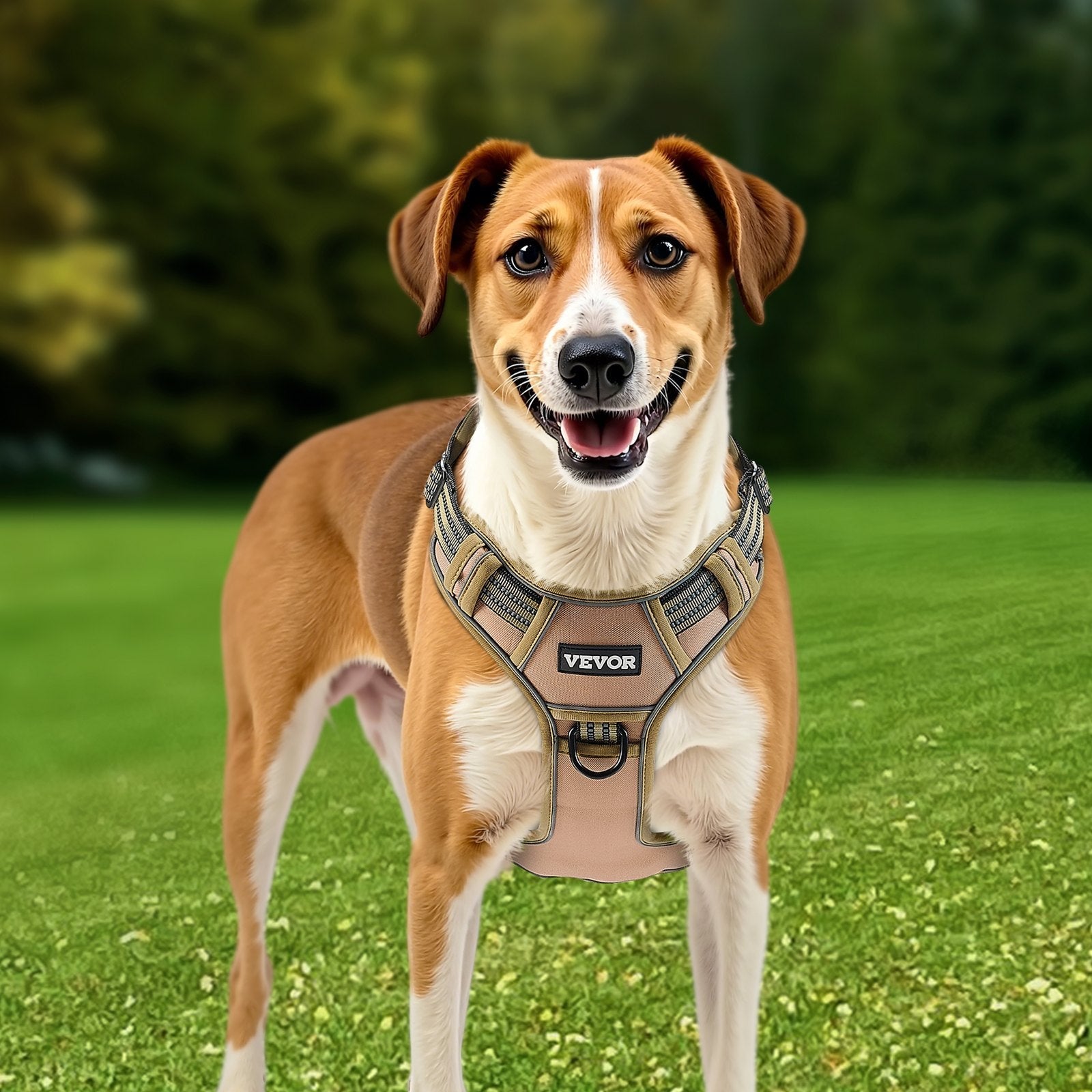 Dog Harness For Large Dogs No Pull Tactical Dog Harness Adjustable Pet Vest - Mijn winkel