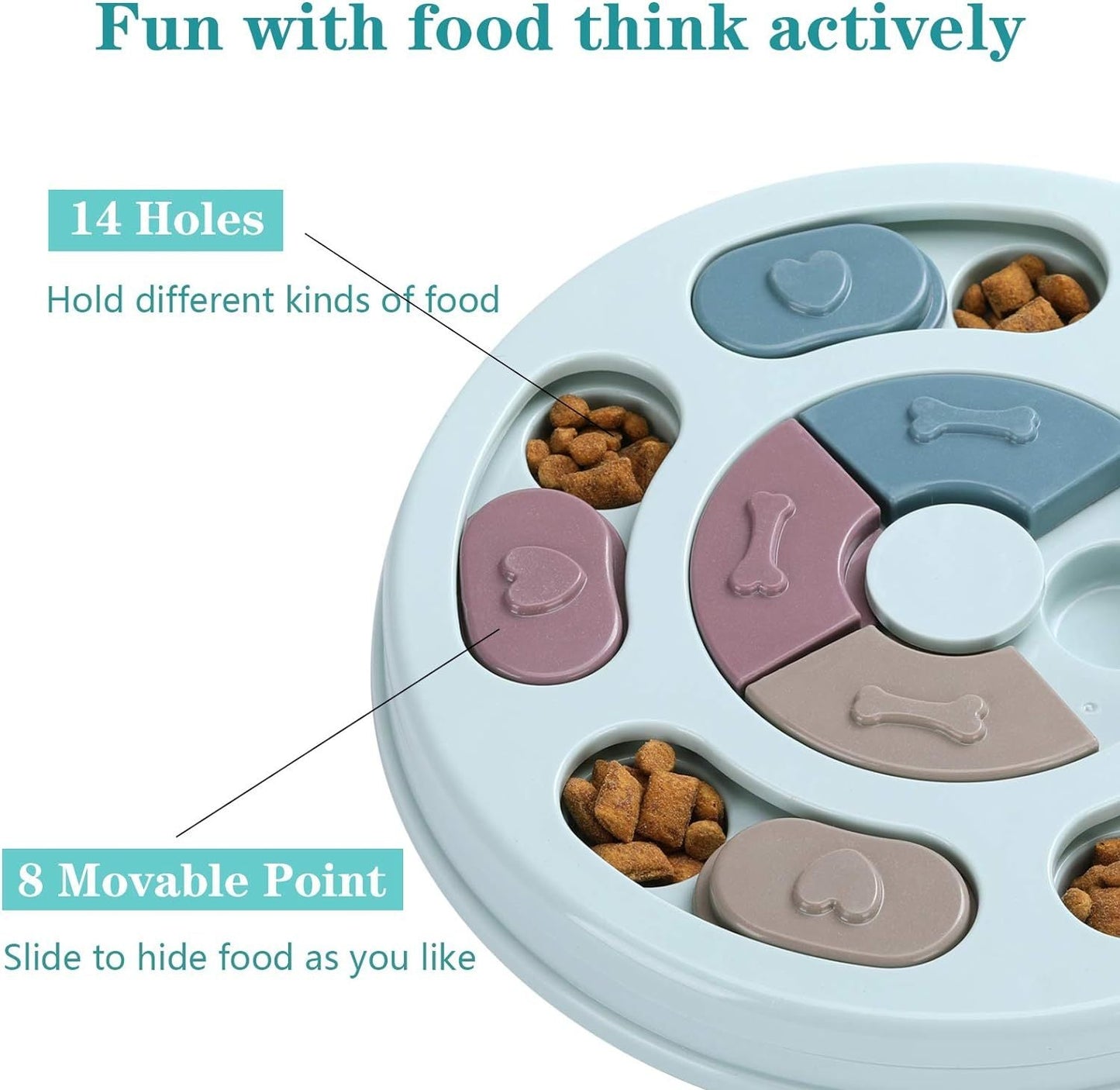 Dog Puzzle Toys Dogs Food Puzzle Feeder Toys For IQ Training Mental Enrichment Dog Treat Puzzle - Mijn winkel