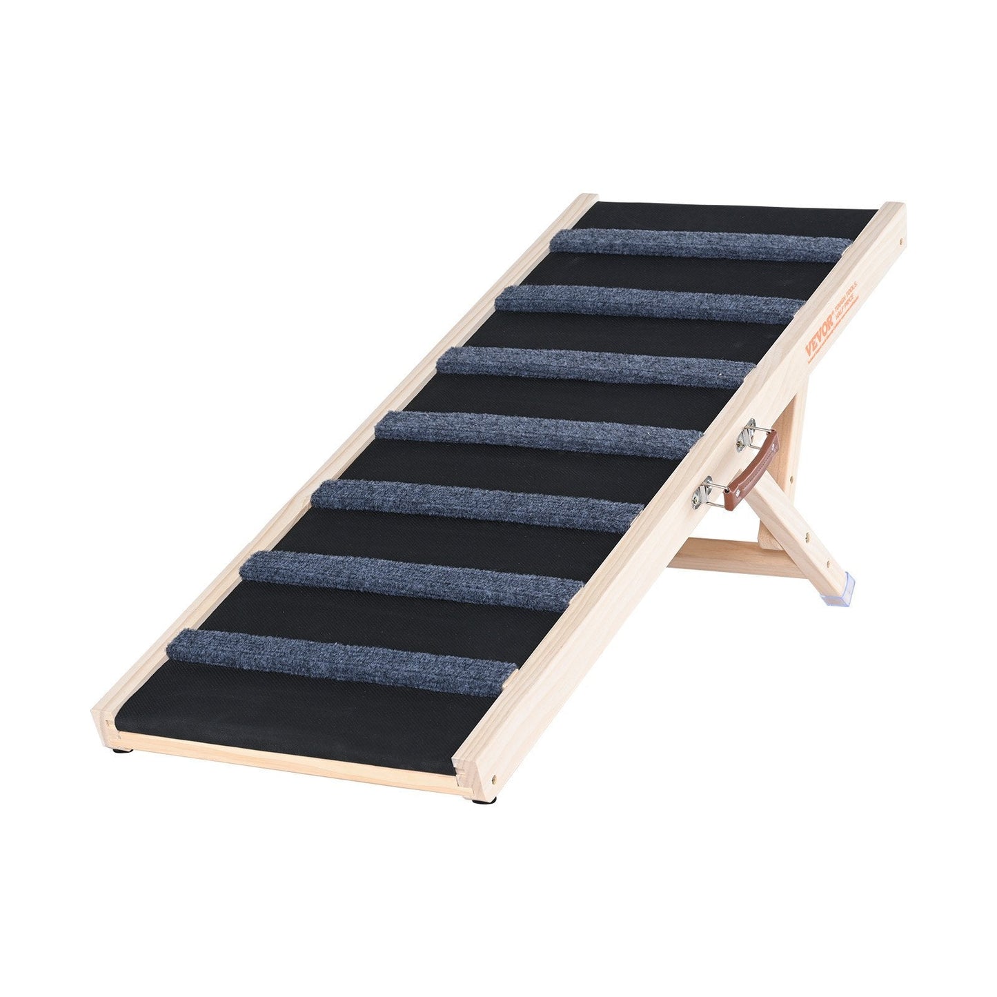 Dog Ramp, Folding Pet Ramp For Bed, Adjustable Dog Ramp For Small, Large, Old Dogs Cats, Wooden Pet Ramp With 39.3Long Ramp, Adjustable From Suitable For Couch, Sofa, Car - Mijn winkel