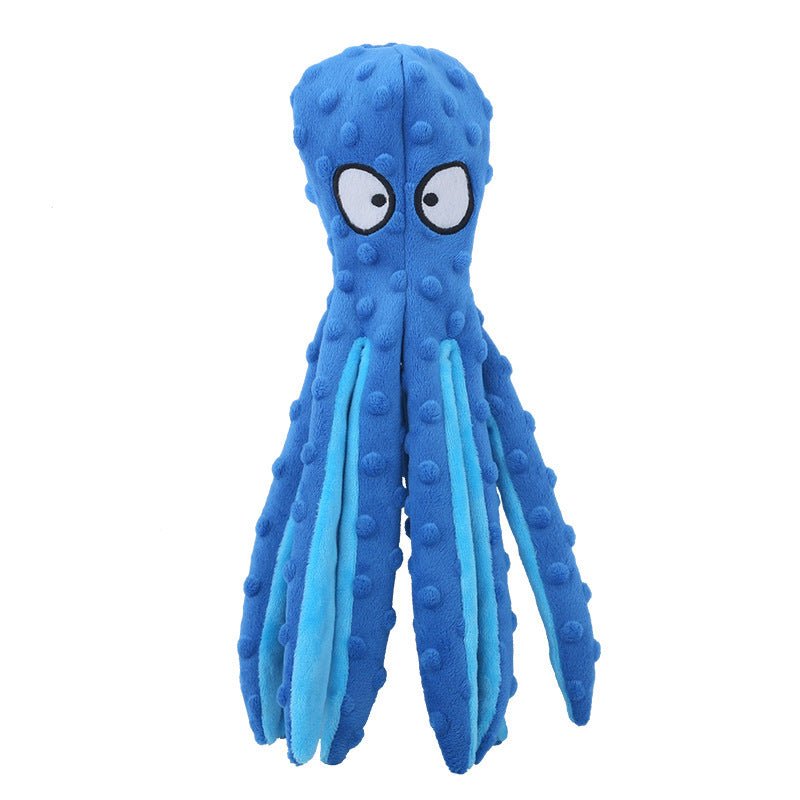 Dog Squeaky Toys Octopus No Stuffing Crinkle Plush Toys For Puppy Teething Durable Interactive Chew Toys For Small Medium And Large Dogs Training And Reduce Boredom - Mijn winkel