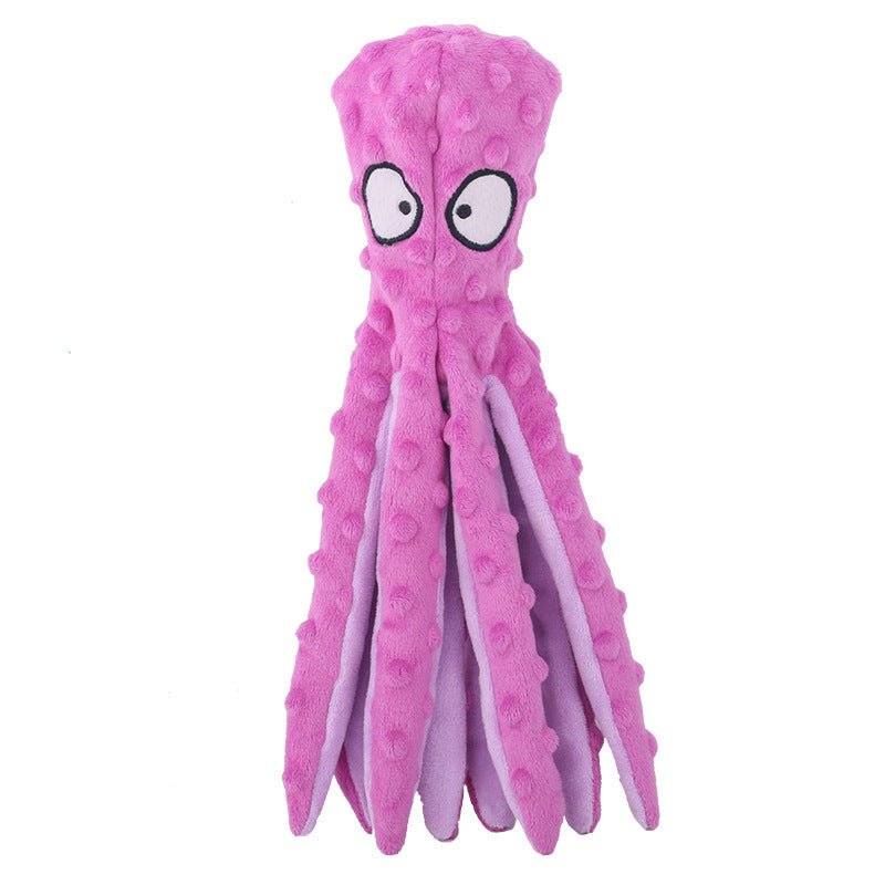 Dog Squeaky Toys Octopus No Stuffing Crinkle Plush Toys For Puppy Teething Durable Interactive Chew Toys For Small Medium And Large Dogs Training And Reduce Boredom - Mijn winkel