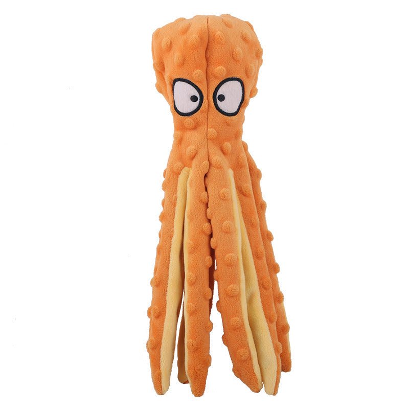Dog Squeaky Toys Octopus No Stuffing Crinkle Plush Toys For Puppy Teething Durable Interactive Chew Toys For Small Medium And Large Dogs Training And Reduce Boredom - Mijn winkel