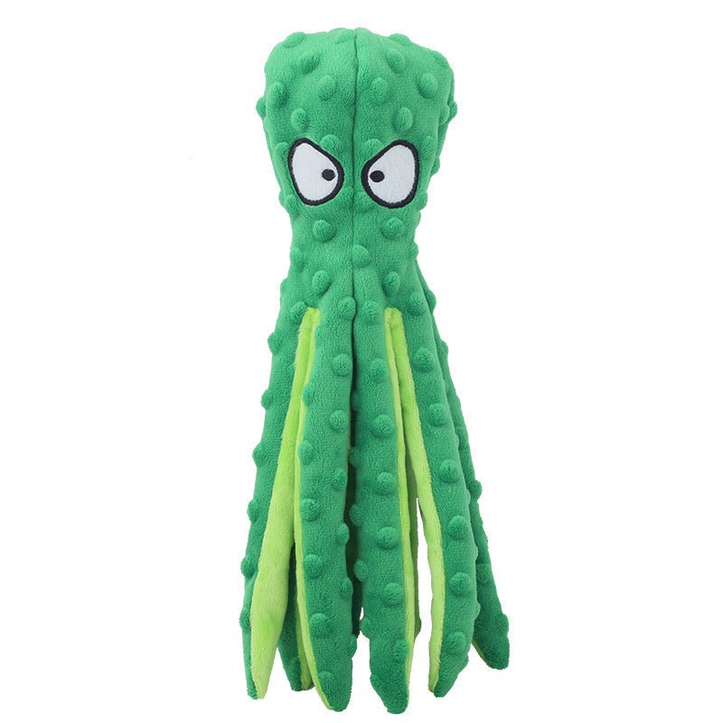 Dog Squeaky Toys Octopus No Stuffing Crinkle Plush Toys For Puppy Teething Durable Interactive Chew Toys For Small Medium And Large Dogs Training And Reduce Boredom - Mijn winkel