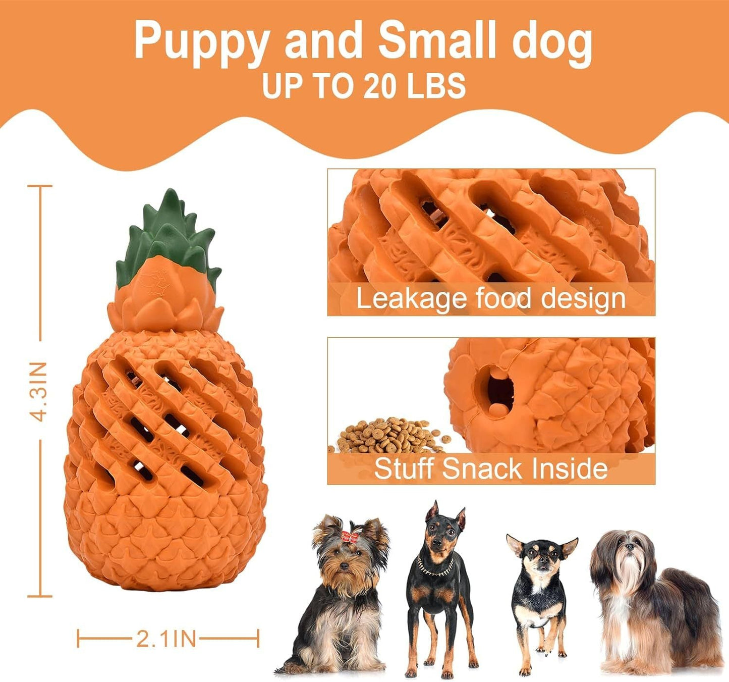 Dog Toys For Dogs Pineapple Dog Chew Toys For Aggressive Chewers Indestructible Dog Toys For Aggressive Chewers Dog Toys For Aggressive Chewers - Mijn winkel
