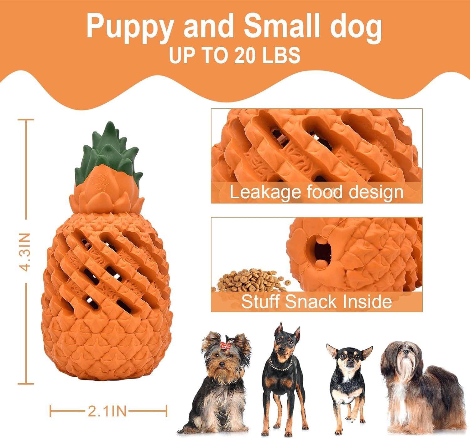 Dog Toys For Dogs Pineapple Dog Chew Toys For Aggressive Chewers Indestructible Dog Toys For Aggressive Chewers Dog Toys For Aggressive Chewers - Mijn winkel