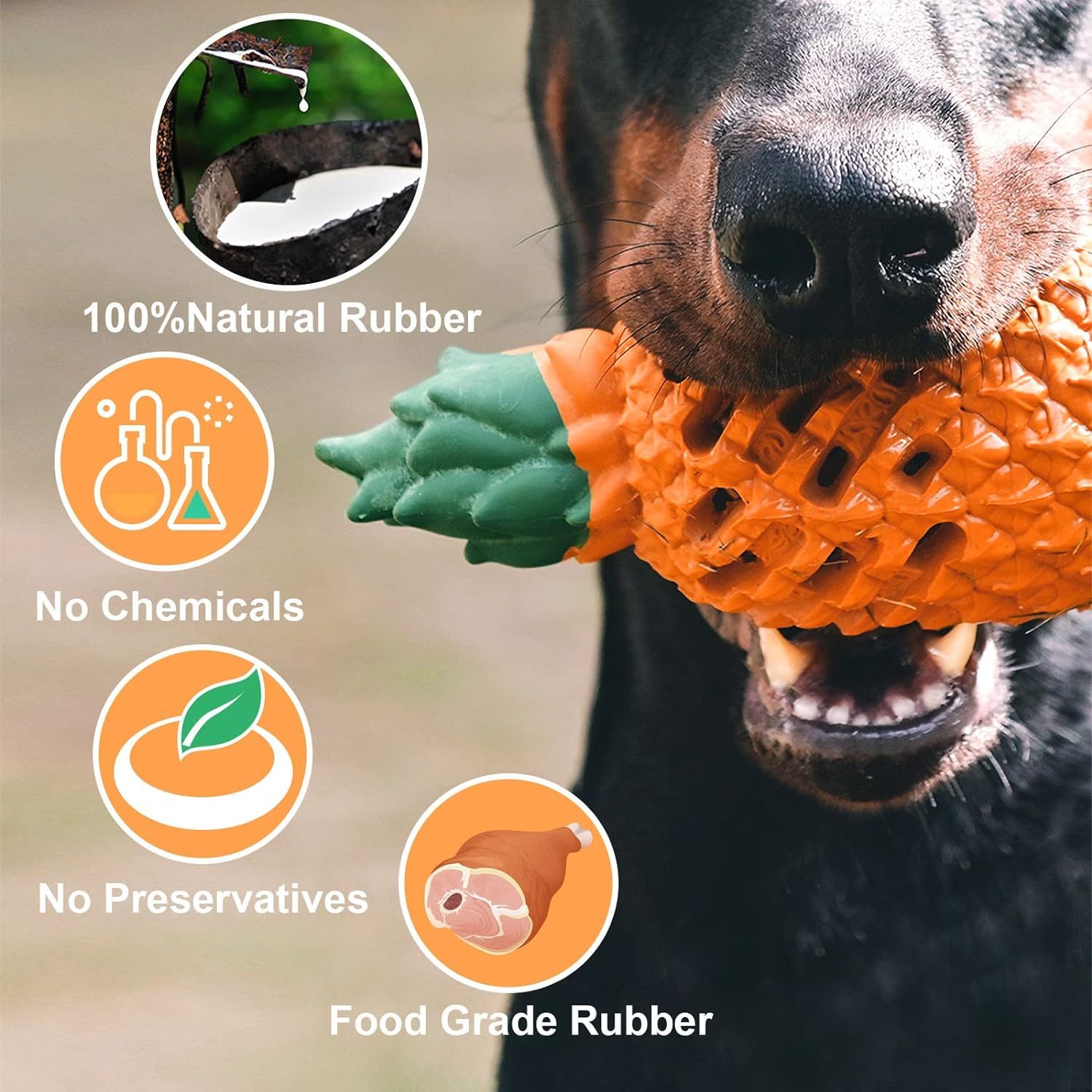 Dog Toys For Dogs Pineapple Dog Chew Toys For Aggressive Chewers Indestructible Dog Toys For Aggressive Chewers Dog Toys For Aggressive Chewers - Mijn winkel