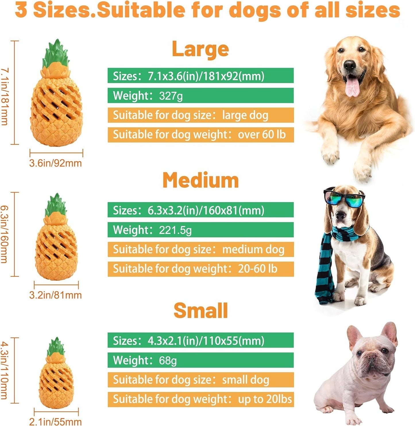 Dog Toys For Dogs Pineapple Dog Chew Toys For Aggressive Chewers Indestructible Dog Toys For Aggressive Chewers Dog Toys For Aggressive Chewers - Mijn winkel