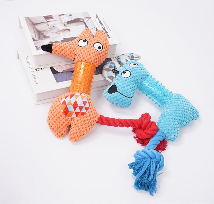 Dog Toys For Small Large Dogs Plush Dog Squeaky Toy Puppy Chew Toys Bite Resistant Pet Toy For Dogs Squeaker Toys - Mijn winkel