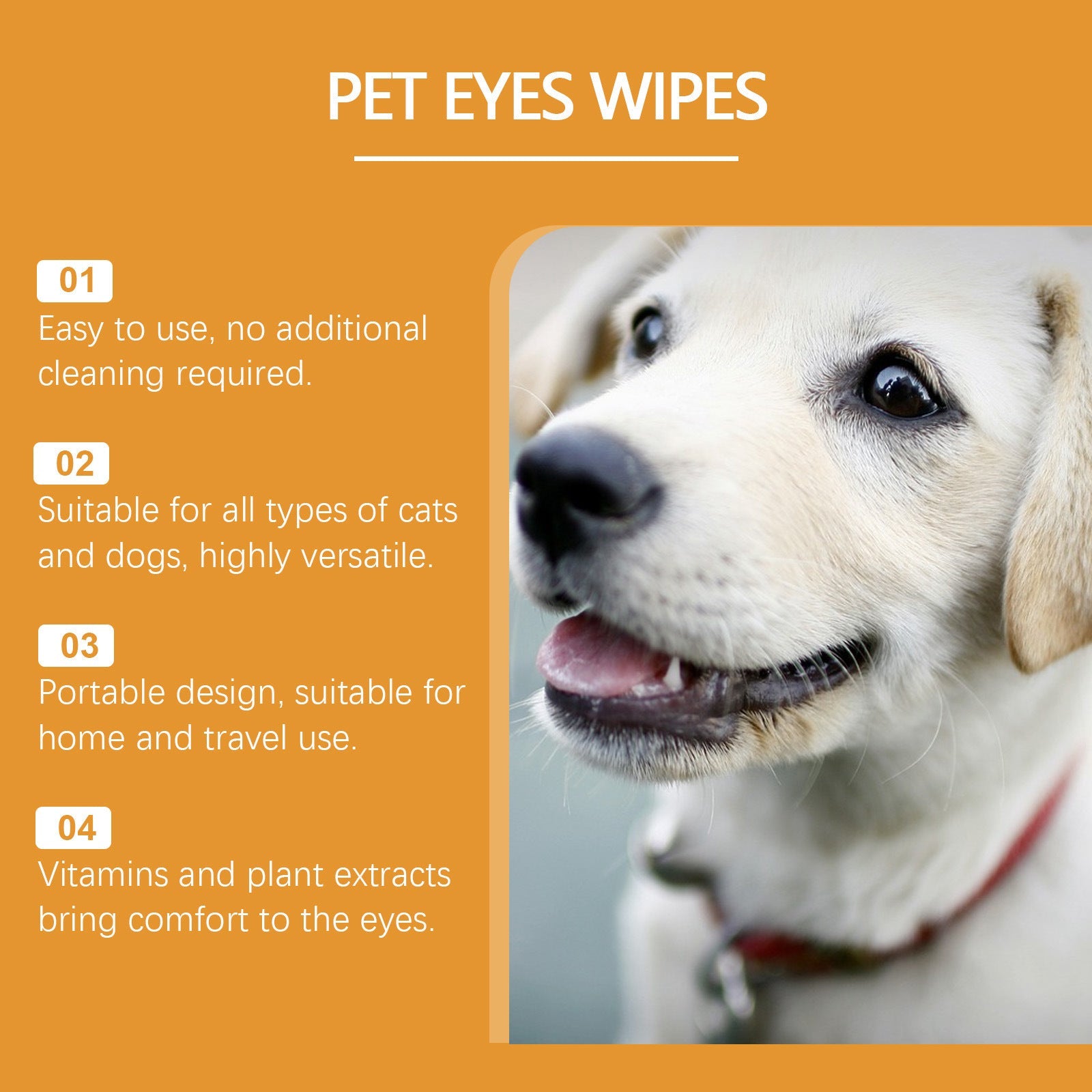 Dogs And Cats Eyes Wet Wipes For Dogs To Remove Tears - Mijn winkel