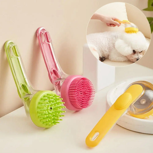 Dogs Cats Pets Brush Pet Bath Brush Cleaning Brushes Long Handle Shower Brush Pet Supplies Cat Dog Pet Grooming Comb For Pet Products - Mijn winkel