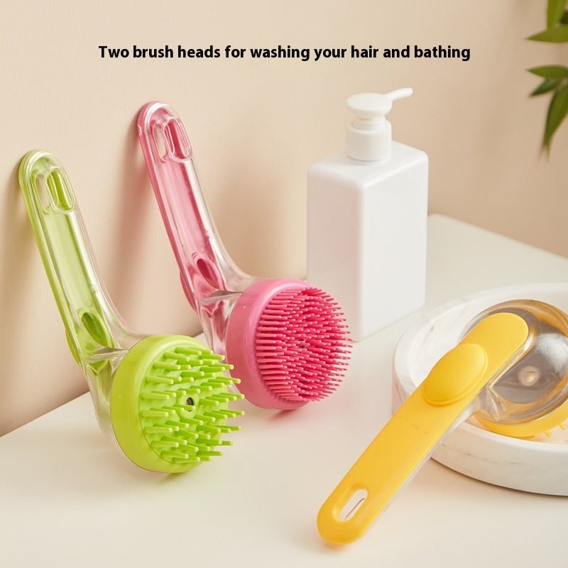 Dogs Cats Pets Brush Pet Bath Brush Cleaning Brushes Long Handle Shower Brush Pet Supplies Cat Dog Pet Grooming Comb For Pet Products - Mijn winkel