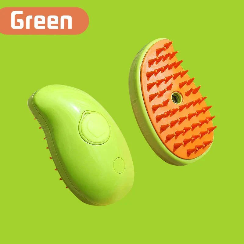 Electric Cat Steam Brush – 3 - In - 1 Pet Grooming Comb with Water Spray for Cats and Dogs, USB Rechargeable - Mijn winkel