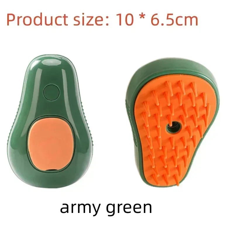 Electric Cat Steam Brush – 3 - In - 1 Pet Grooming Comb with Water Spray for Cats and Dogs, USB Rechargeable - Mijn winkel