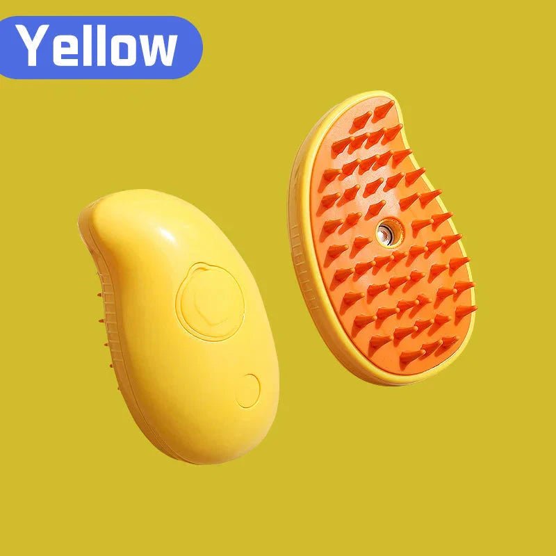Electric Cat Steam Brush – 3 - In - 1 Pet Grooming Comb with Water Spray for Cats and Dogs, USB Rechargeable - Mijn winkel