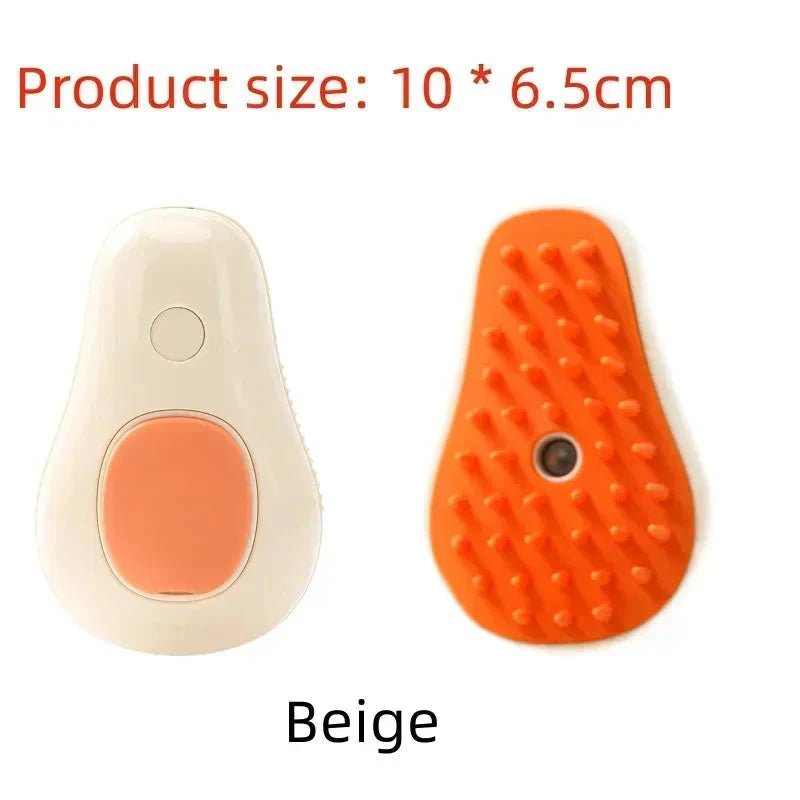 Electric Cat Steam Brush – 3 - In - 1 Pet Grooming Comb with Water Spray for Cats and Dogs, USB Rechargeable - Mijn winkel