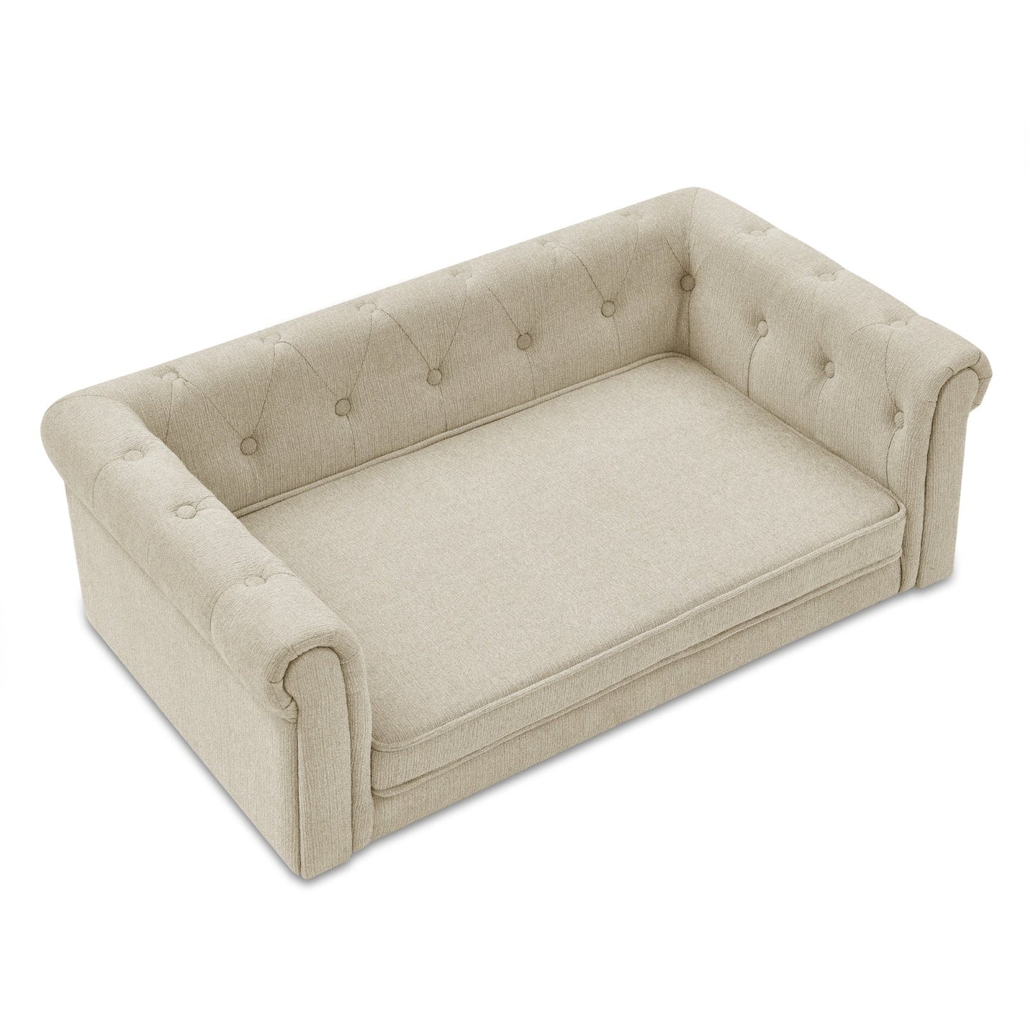 Elegant Rectangle Pet Bed For Medium And Large Dogs, Durable Elevated Dog Sofa Bed, Comfortable Dog - Mijn winkel