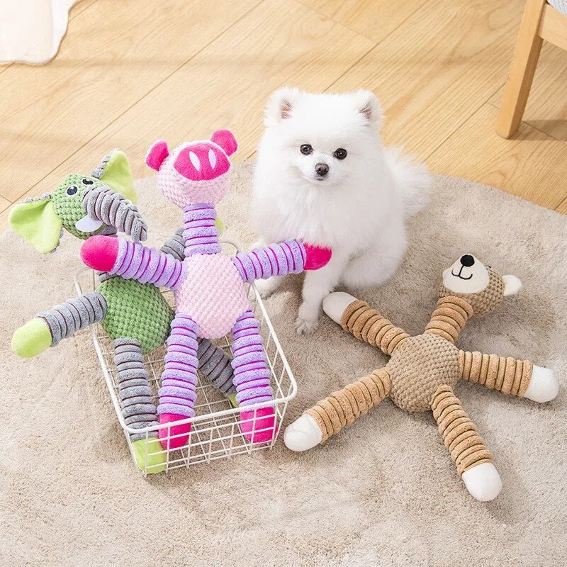 Elephant Pet Push Toys Dogs Self Relieving And Vocalizing Toys Cat Teeth Grinding And Bite Resistant Interactive Toys - Mijn winkel